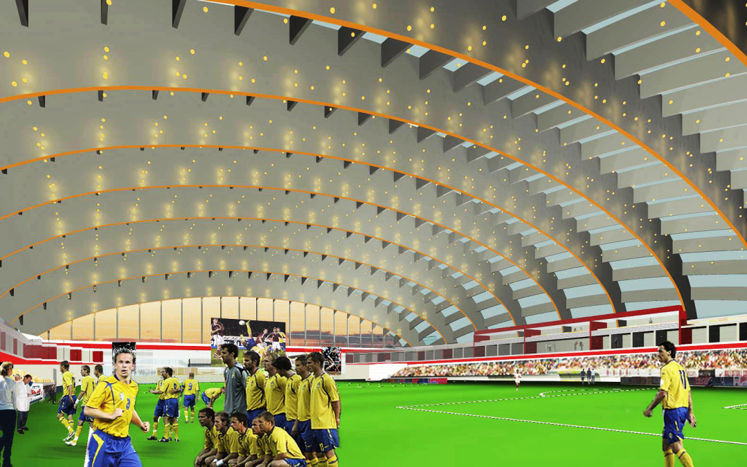Sporthall Fullerö Uppsala (Utfört inom Tema Arkitekter)