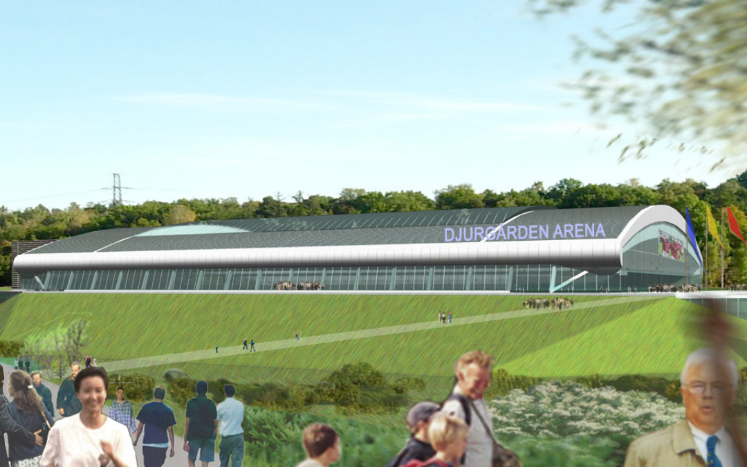 Ny fotbollsarena Djurgårdens IF, Storängsbotten Stockholm (Utfört inom Tema Arkitekter)